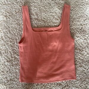 Burnt Orange Cropped Tank